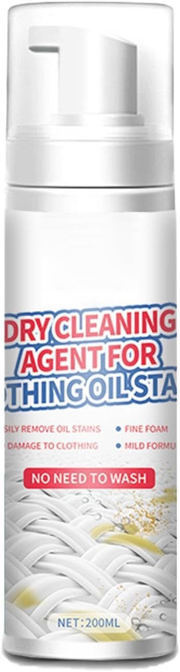 Onbekend Dry Cleaner for Clothes - 200ml Dry Care Stain Remover accessoire voor tapijtreiniger