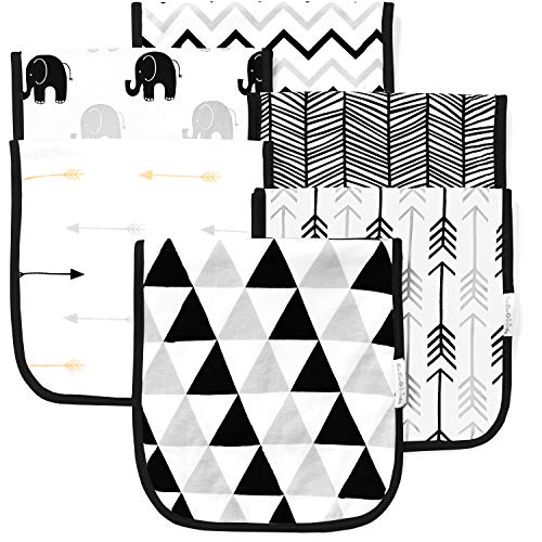 Burp Cloths for Baby Boy & Girl - Ultra Absorbent Burping Rags - Anti Shrink Unisex Burpy Clothes - Super Soft Jersey Cotton, Large 21