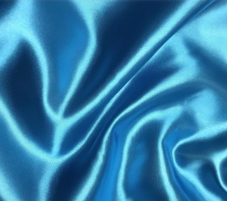 Luxury Handmade Satin Pillowcase (Blue) disponible en Yaxa Peru