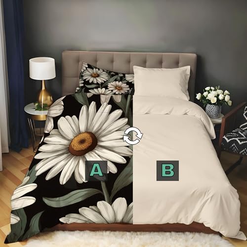 Linge de lit chic parure housse de couette motif illustration 3D