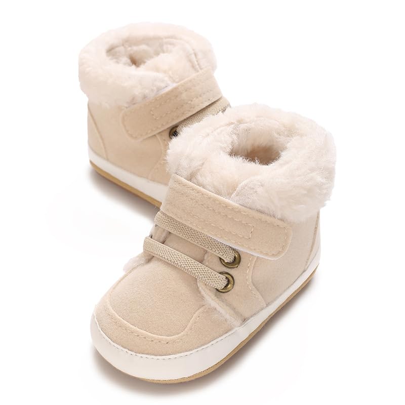 Sehfupoye Baby Winterstiefel mit weichem Fellfutter,...