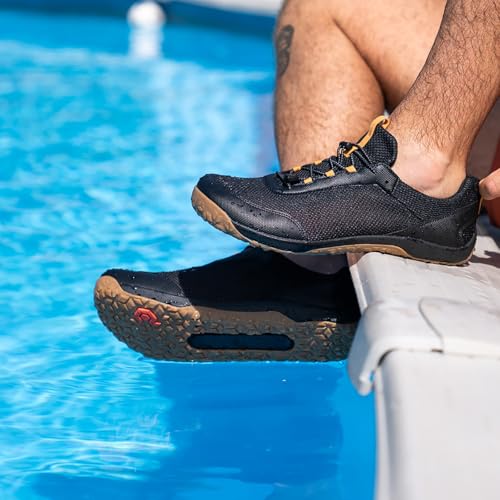 Pulltop Men's Barefoot Water Shoes | Quick-Dry | Lightweigh Wide Zero Drop Self-Draining Sole Amphibious Sneakers2