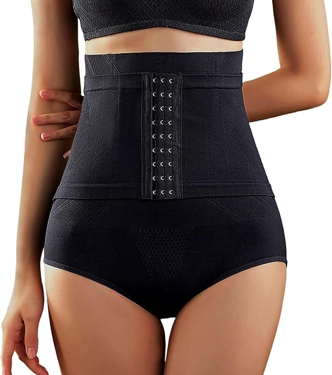 kumijashi enterprise Waist Trainer Women's Shapewear Control Slip Slimming Underwear Body Shaper High Waist Belt Elegant. Multicolour-picture-39