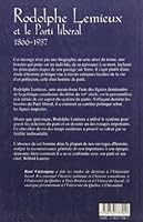 Rodolphe Lemieux Et Le Parti Liberal 1866-1937: Le Chevalier Du Roi (French and English Edition) 2763777007 Book Cover