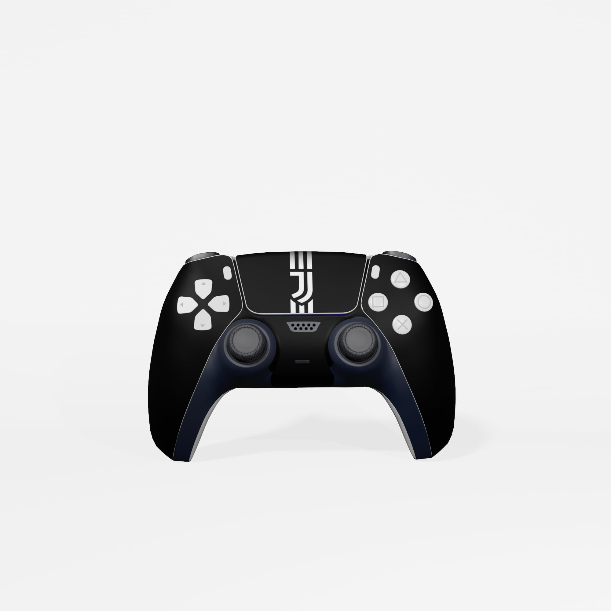 MaD Vision® Extra-Durable Skin Kit per PlayStation 5 (PS5) Digital | Set di Pellicole Adesive in Vinile Opaco per la Console e 2 Controller - per Juventus Design
