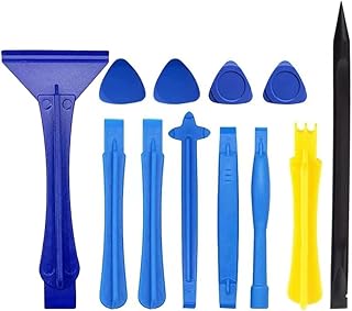 HENWUBEI 12Pcs professional electronic open pry tool repair kit, nylon pry and anti-static tweezers, suitable for mobile p...