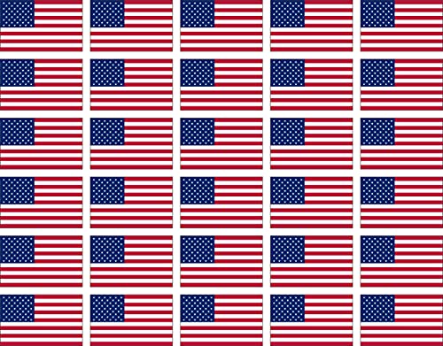 Womaha 30 Pcs Individual American Flag Temporary Tattoos World Cup European Cup Football Face Tattoo Stickers - Image 2