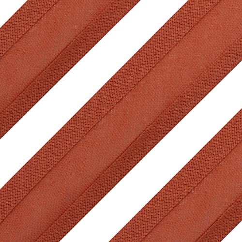 Realm Bias Binding Tape, Cotton, 1 Inch / 25mm - 5 Metres (Tan), 1 inch x 25mm width x 5 metres length