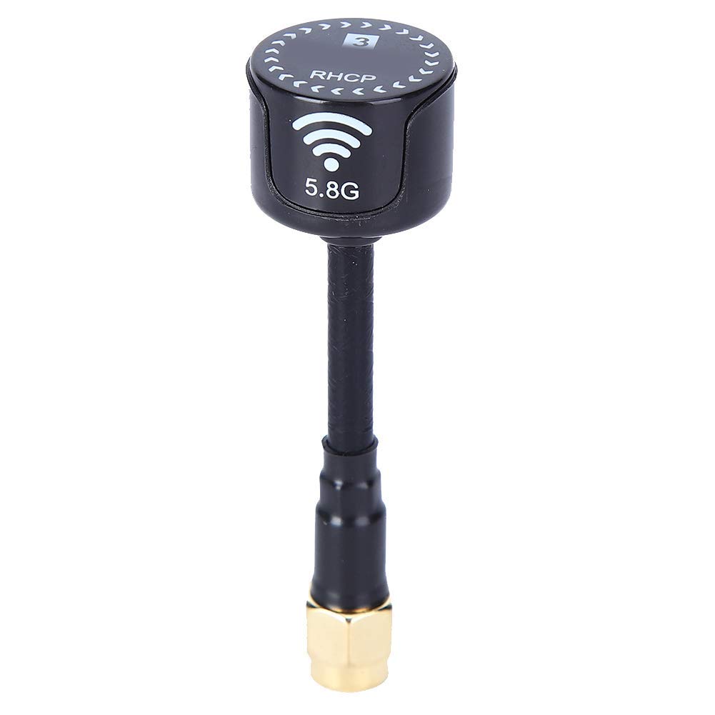 VGEBY Antenne 5.8Ghz, 3dBi ABS 5325-5945MHz antenne directionnelle à Gain élevé RC Drone pièces de Rechange Accessoire adapté pour FPV Racing Drone(SMA Inner Needle-Noir)