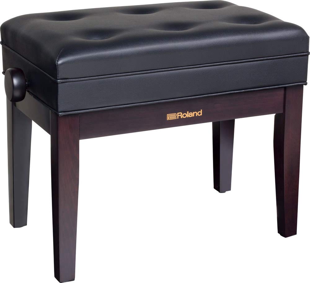 Roland Klavierbank in Palisander-Ausführung mit gepolstertem Vinyl-Sitz – RPB-400RW