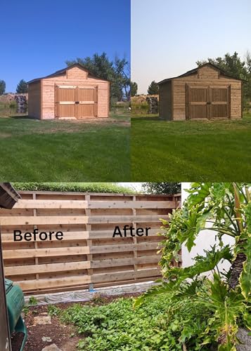 Tall Earth Eco-Safe Wood Treatment, Non-Toxic Stain, Silver Gray Patina, 1/3/5 Gallon Mix - Image 5