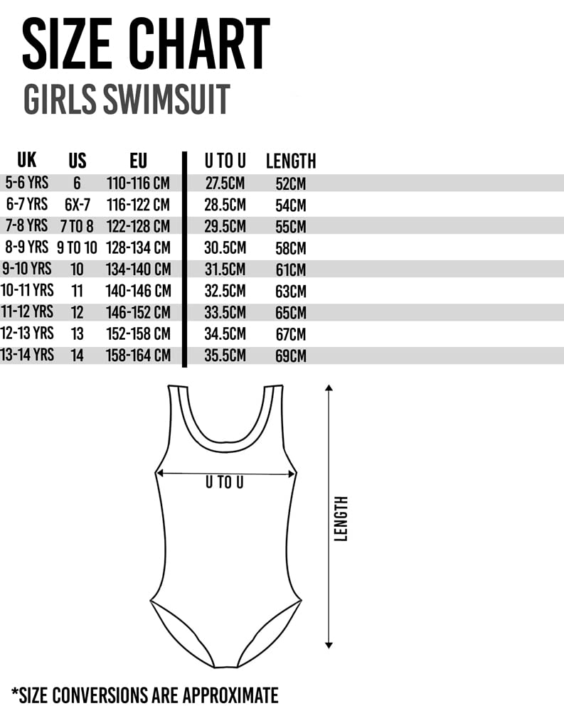 Harry Potter Swimsuits Muchachas Hogwarts Borgoña o Marina Hedwig Swimwear