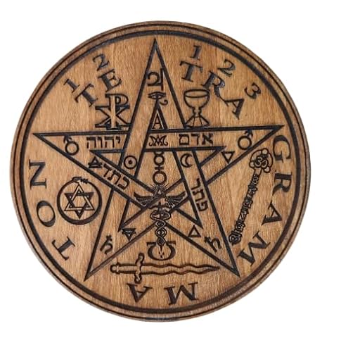 Tetragrammaton | Engraved Wooden Altar Plate | Choice of Sizes