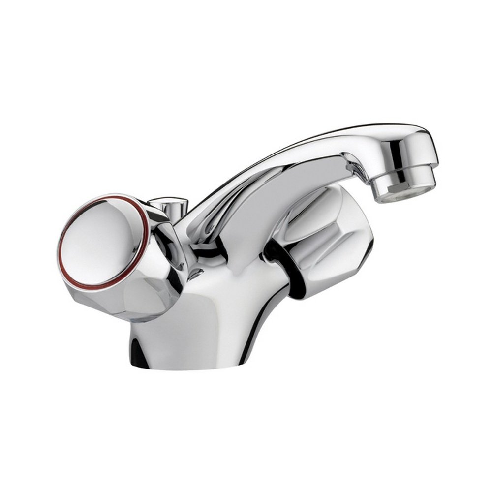 Bristan Club Monobloc Basin Sink Mixer Tap with Pop-Up Waste Chrome VAC BAS C MT