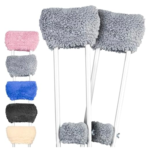 Vive Sheepskin Crutch Pads & Hand Grips - Comfortable, Breathable, Machine Washable Padding for Adults - Premium Accessory Covers for Crutches, Armpits - Latex-Free & Non-Toxic