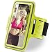 Produktbild Spigen Sportarmband, [A700] Bis 6,2 Zoll [Neon] Universal schweißfest Doppelt-genähter Klettverschluss Handy Fitness Armband Handytasche Sport für iPhone/Galaxy/Huawei - A700
