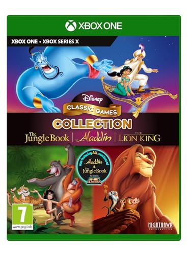 Disney Classic Aladdin,Lion King,Jungle Book - Xbox
