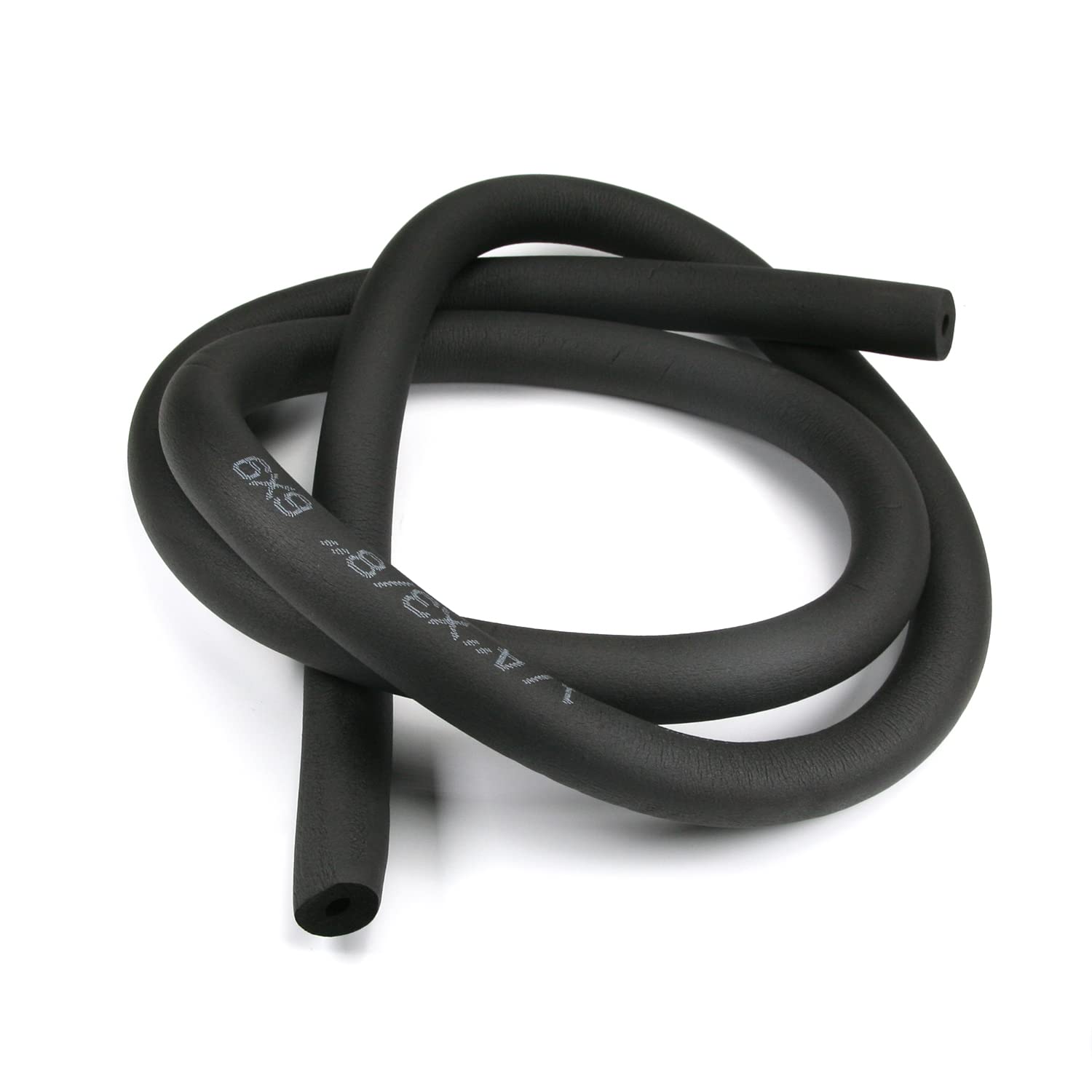Othmro 10mmx9mmx1.8m Tubo di Isolamento Termico Nero Tubo di Schiuma Isolante per Aria Condizionata 2 Pz