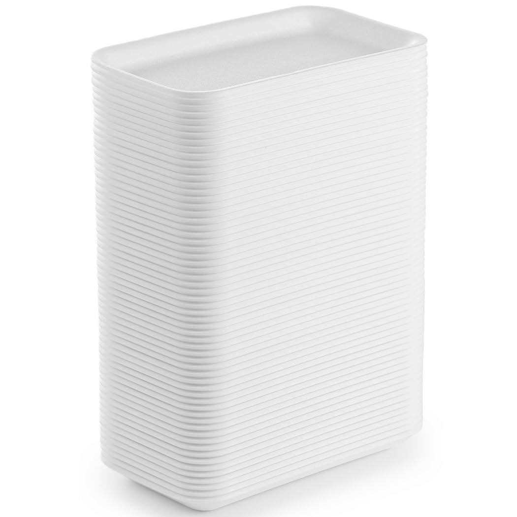 Vassoi Per Carne In Schiuma Bianca Vassoio Bianco Albania - Foto 4