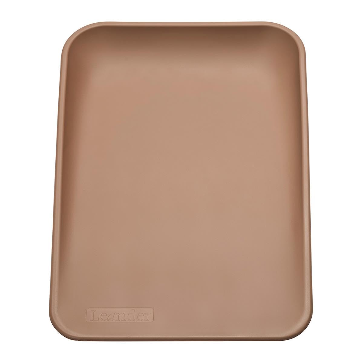 Leander Materassino Fasciatoio Matty - Clay 50x70 cm | Design Scandinavo, Tessuto Lavabile, Sicuro e Confortevole per Neonati