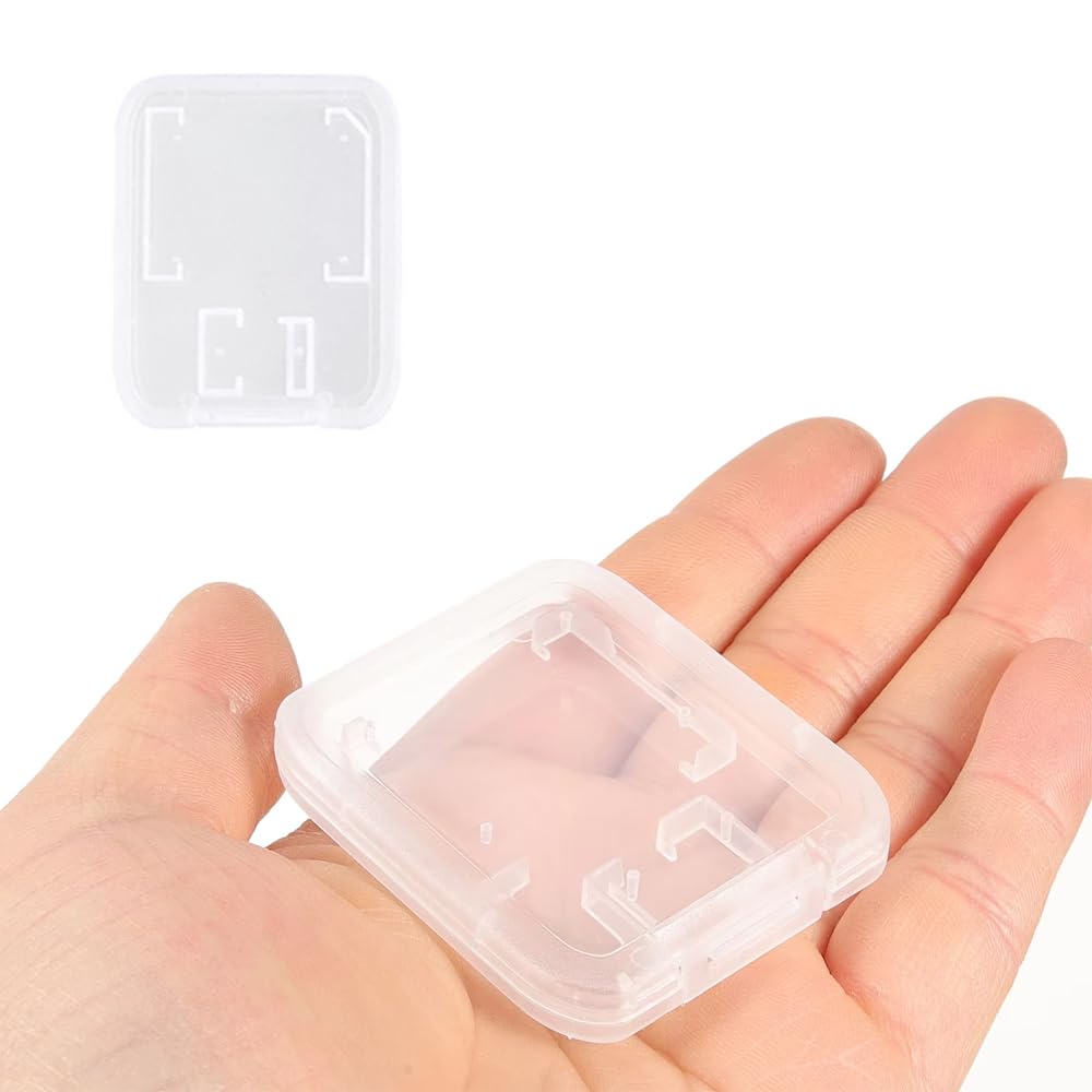 15 custodie per schede SD, in plastica trasparente, compatibili con scheda SD SDHC SDXC Micro SD T-Flash