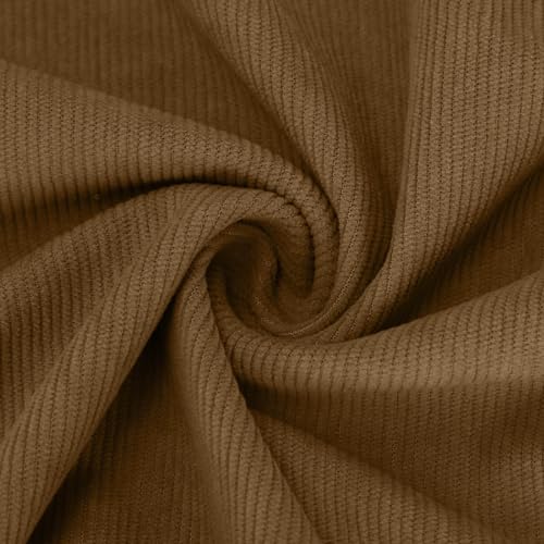 Mens Casual Shirts 2024 Fashion Long Sleeve Corduroy Button Shirt Loose Lightweight Pullover Sweatshirt No Hoodie4