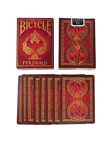 Bicycle® Creatives Spielkarten – Fyrebird/ Hochwertiges Kartenspiel- für Sammler und Design-Fans/ Edles Design- Kartendeck/ Etui mit Goldfolie/ Geschenkidee – Bild 7