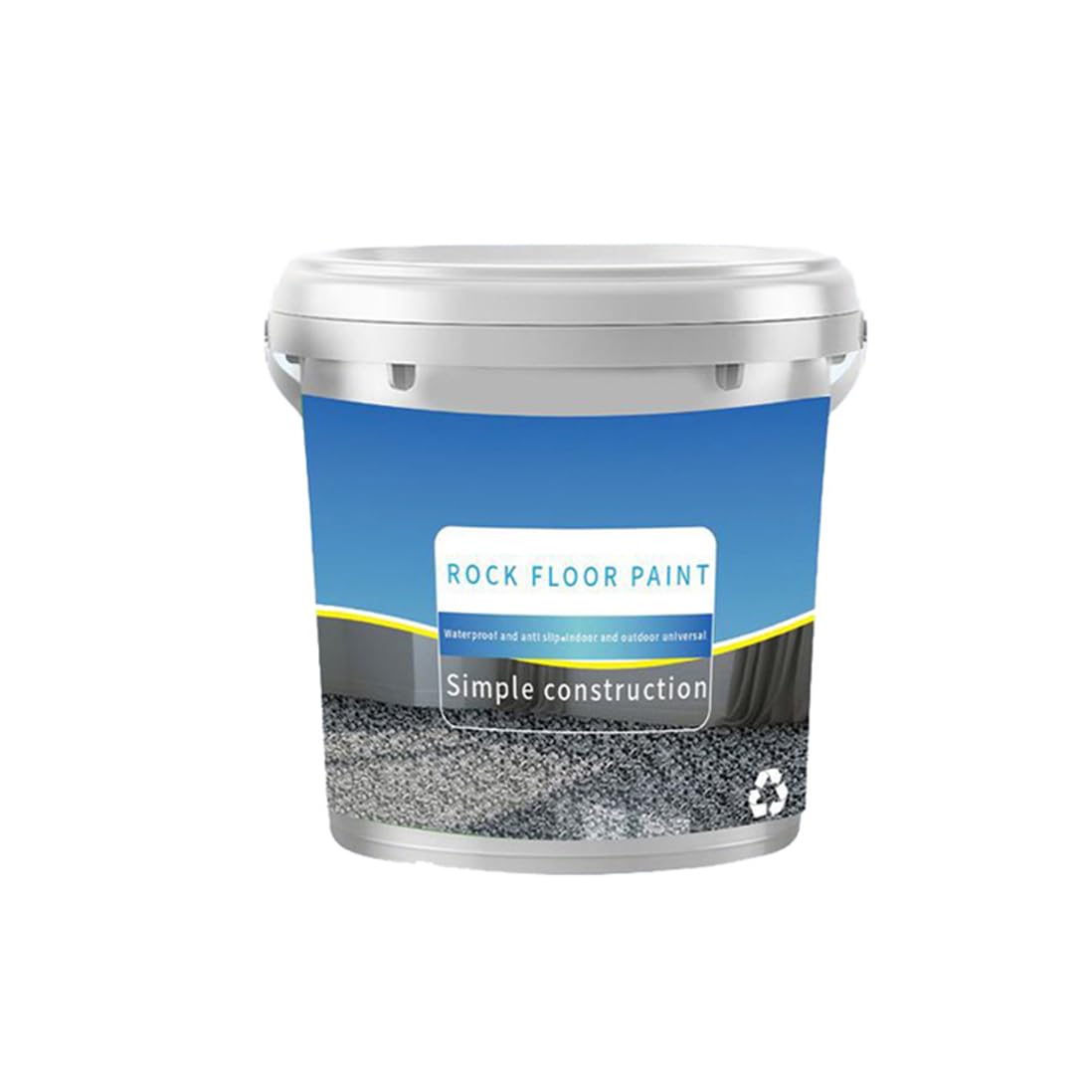 Mehrzweck-bodenbeschichtung, Besonders Strapazierfähige, Kratzfeste Und Wasserabweisende Oberfläche, Für Terrassen, Garagen, Keller Sowie Innen- Und Außenböden (Grey-B)