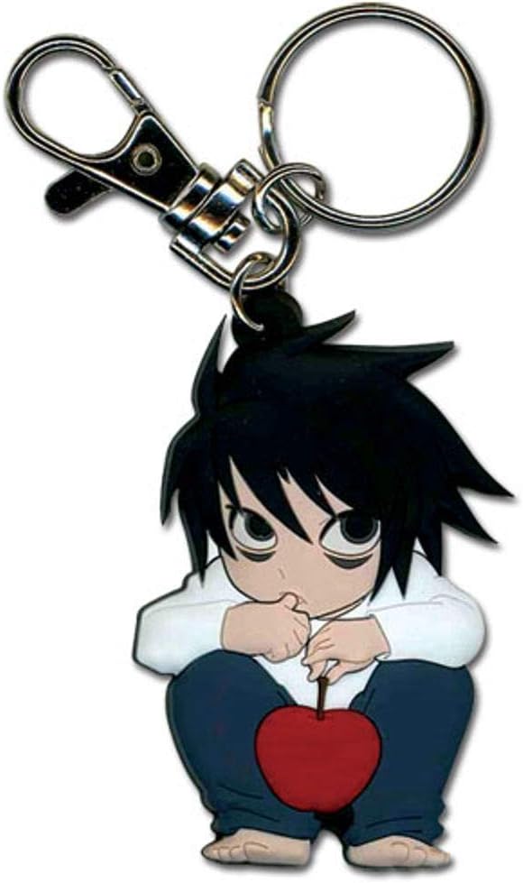 Death Note L SD PVC Keychain