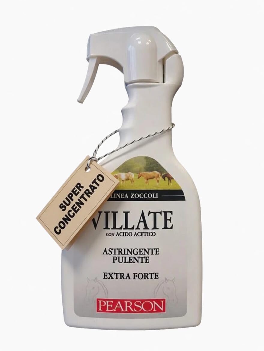 Pearson Villate Spray per Zoccoli Cavallo 700 ml Lozione Azzurra Extra Forte Anti-Marcimento