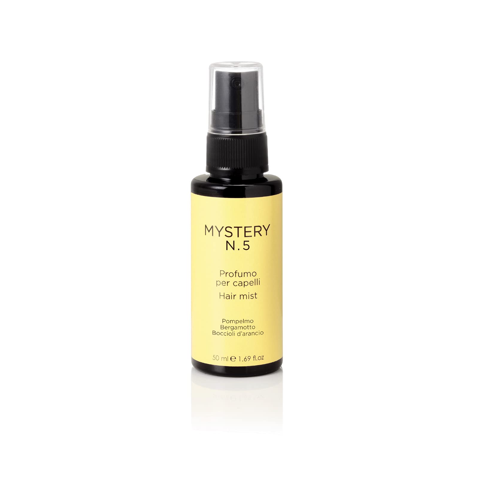 Mystery, N. 5 Profumo Per Capelli Districante, Azione Anti Crespo Con Avvolgenti Note Di Pompelmo, Bergamotto, Boccioli D’Arancio, Facilita La Pettinabilità Dei Capelli, 50 Ml - 4
