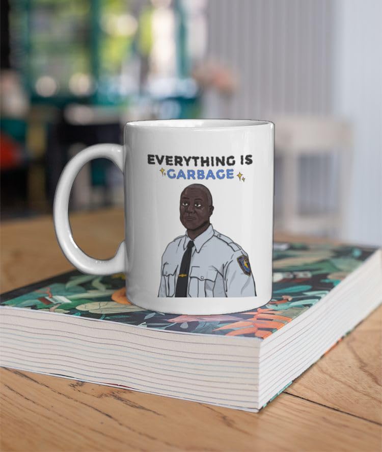 Image of Captain Printed Ceramic Coffee Mug 330ml - Leadership Quote Mug - Glossy Finish - Microwave Safe Dishwasher Friendly Mug for Leaders and Motivational Gifts