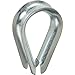 National Hardware N176-842 3232BC Rope Thimble in Zinc plated,1/2