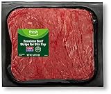 Fresh Brand – Beef Strips for Stir Fry, USDA Choice, Boneless, 1 lb