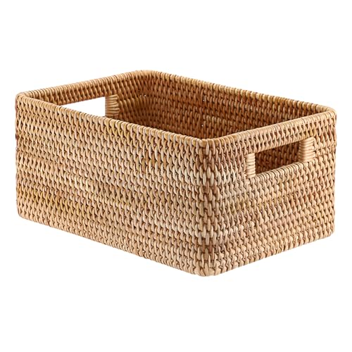 Panier en rotin ouvert multifonction pour optimiser la maison - 5