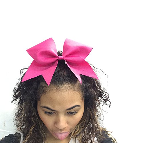 Chosen Bows Big Classic Cheer Bow, Hot Pink - Thumbnail 6