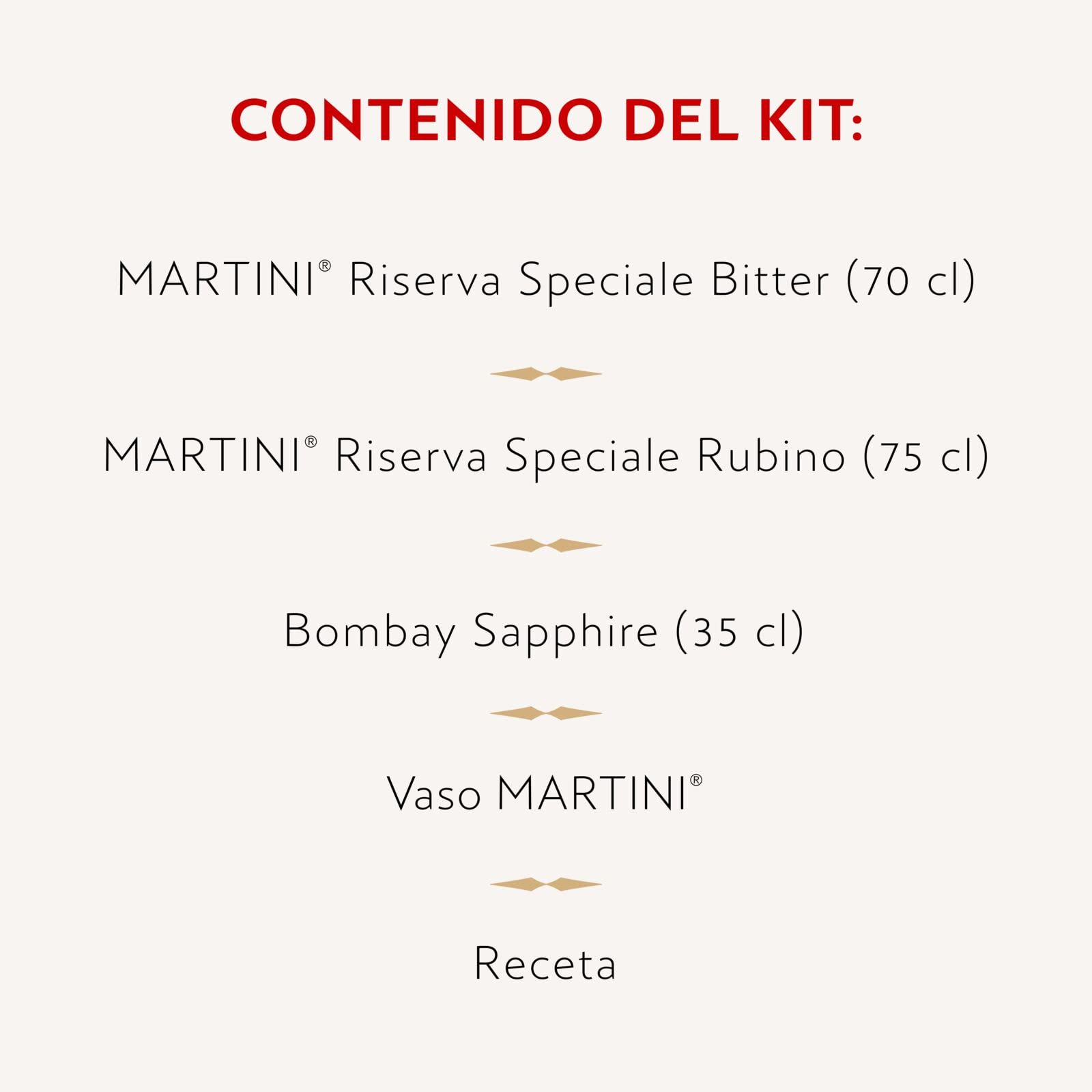 Martini Negroni Set de regalo, que incluye Martini Riserva Speciale Rubino Vermouth 75cl/750ml, Martini Riserva Speciale Bitter 70cl/700ml, Bombay Sapphire Gin 35cl/350ml, un vaso Martini de regalo