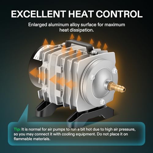 Image of VIVOSUN Commercial Air Pump for Aquarium and Hydroponic Systems