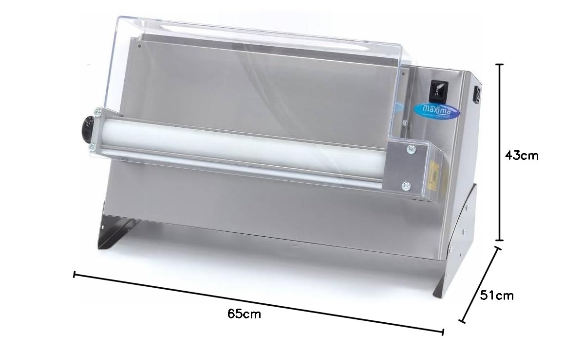 Maxima Rouleau à fondant gastronomique - Diamètre : 45 cm - Épaisseur réglable