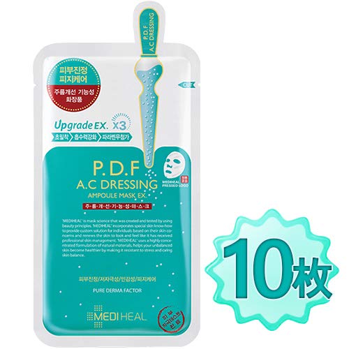 【正規品】メディヒール P.D.F AC ドレシング アンプル マスク 10枚入り (Mediheal P.D.F AC-Dressing Ampoule Mask 25ml x 10sheet 1box) 【正規品】メディヒール P.D.F AC ドレシング アンプル マスク 10枚入り (Mediheal P.D.F AC-Dressing Ampoule Mask 25ml x 10sheet 1box)