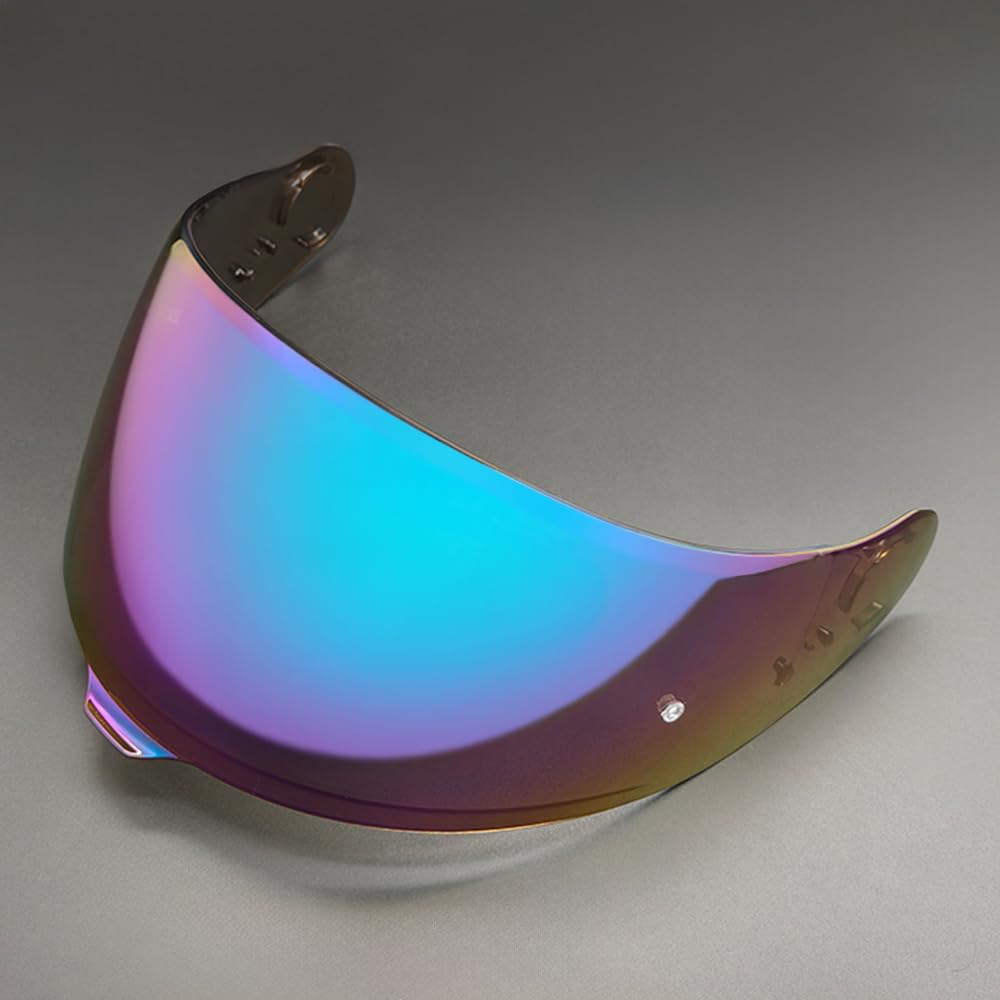 CNS-1C Helmet Visor for GT-Air 3,UV Protection Motorcycle Helmet Face Shield Compatible with GT-Air 3 (Rainbow)