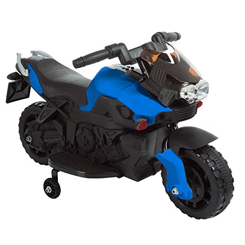 Ride on Toy, 2 Wheel Motorcycle with Training Wheels by Lil' Rider