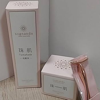 Amazon.co.jp: sognando 珠肌シシオール 50g 珠肌のうみつ化粧水 120mI