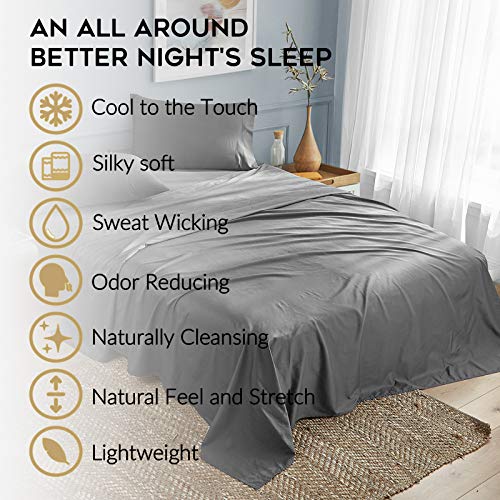 YnM 100 Percent Cotton Pillowcase 2 Pack, Standard/Queen(21''x30''), Dark Grey …