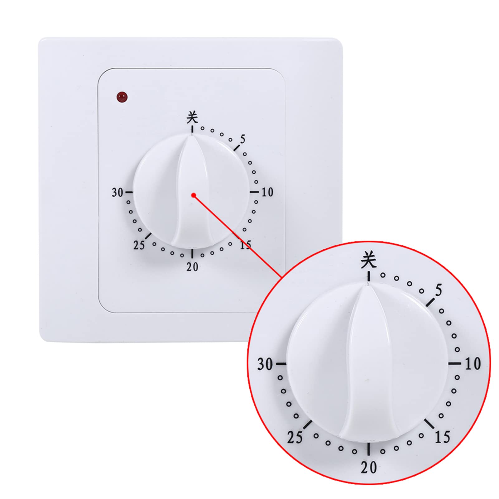 Timer Socket Smart Home Timer Plug 30min Electric Time Countdown Digital Time Plug with Timer Function Smart Timer — view 4