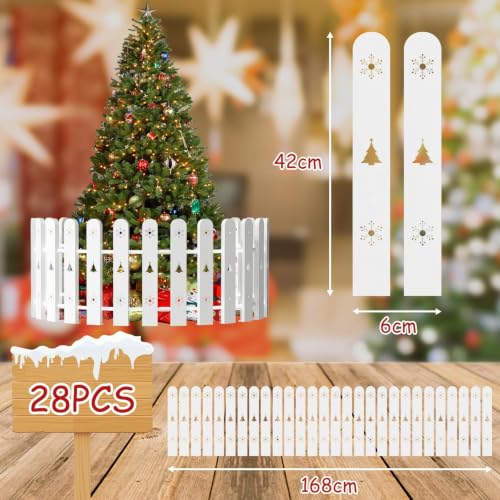 Barrière de protection pour arbre enfants et animaux blanche - 7