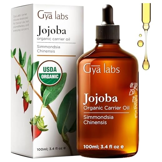 Gya Labs Organic Jojoba Oil For Hair Growth, Hydrated Skin & Healthy Nails - 100% Pure, Natural, Cold Pressed, Unrefined & Hexane Free Carrier Oil Moisturizer for Dry Hair, Skin, Face & Nails (100ml)