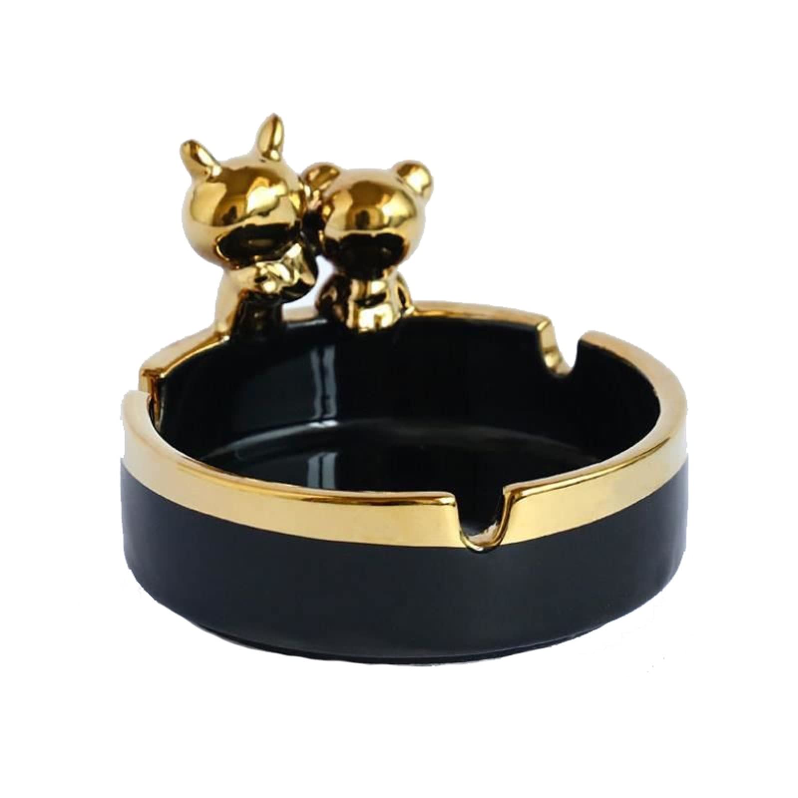 Ashtray Ceramic Phnom Penh Smokers for Cigarette Handmade Collectible Decorative Countertop Ornaments
