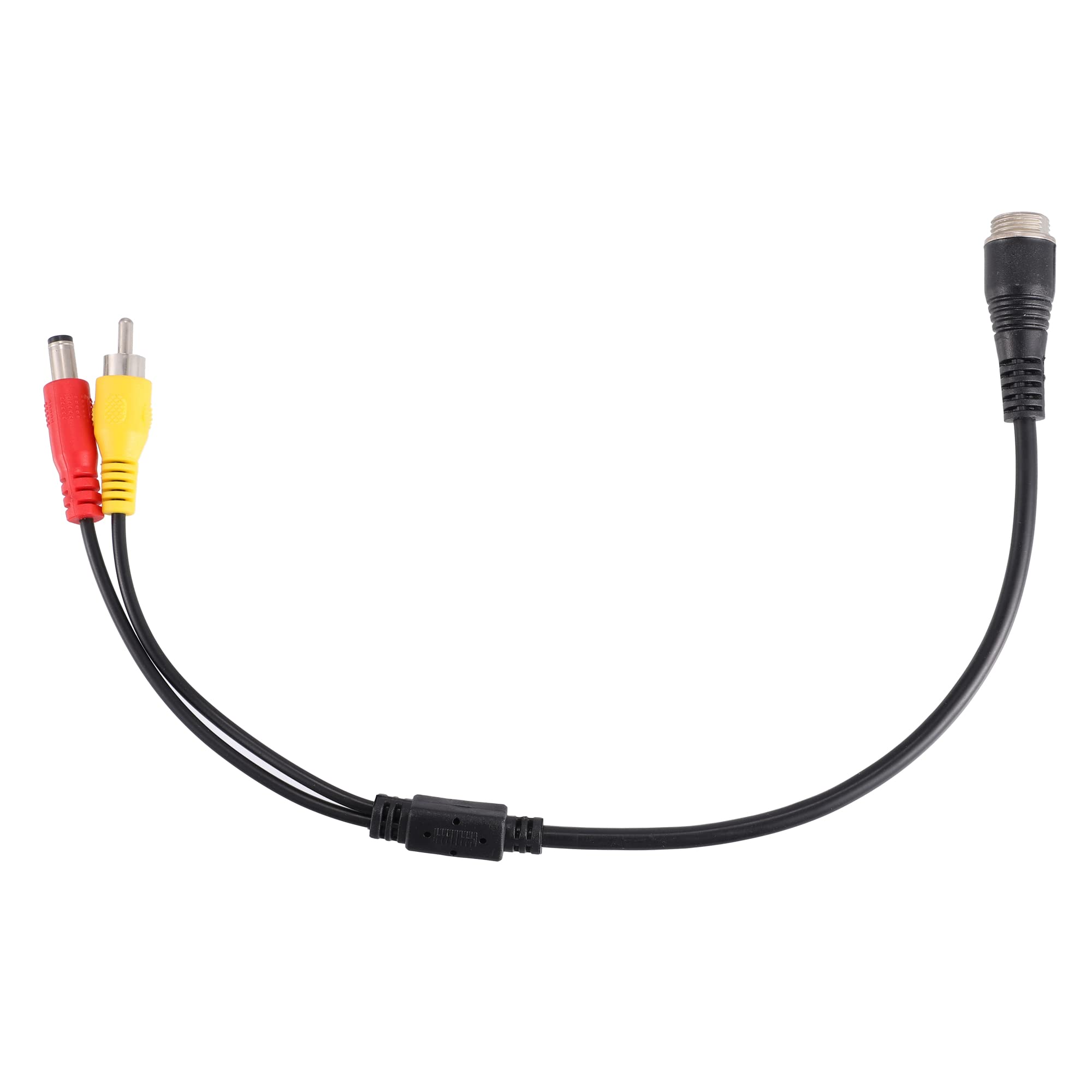 Câble Adaptateur 4 Broches Aviation Vers RCA Mâle PATIKIL - Longueur 29cm, Blindé, Pour Caméra De Recul Voiture, Moniteur Vidéo