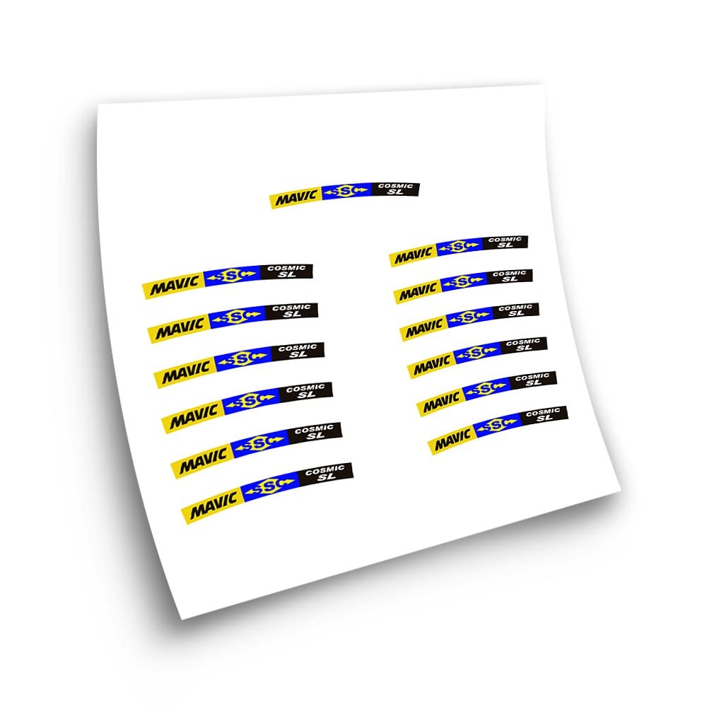Mavic Cosmic SL MTB 29" Wheel Rim Bike Compatible Stickers